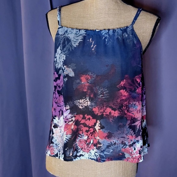 Hang Ten Open Back Sheer Blouse - Picture 1 of 6